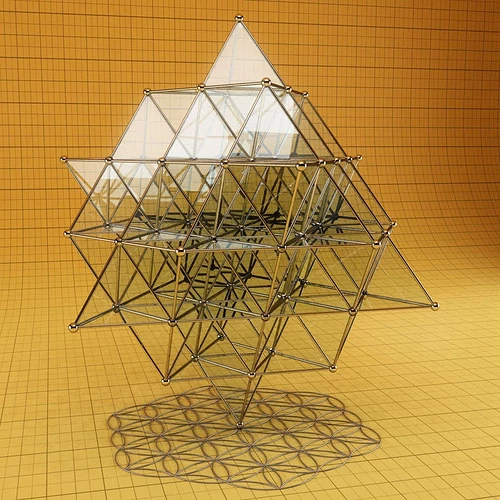 64-tetrahedron-grid