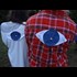 WOW Pandahead CVLT eyes sewn onto clothes is actually a PIZZA. what the...Look at the way it's divided up!!