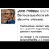 PizzaGate Update: Podesta Speaks!